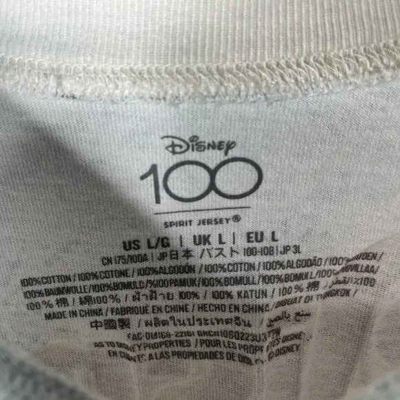 Walt Disney World 100 Years Of Wonder Mickey Friends Spirit Jersey Adult L Rare - Picture 6 of 16